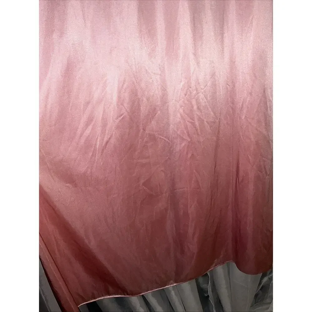 MG Vintage Blush Pink Long Length With Lace Trim Cottagecore Beauty Gown Sz S P
